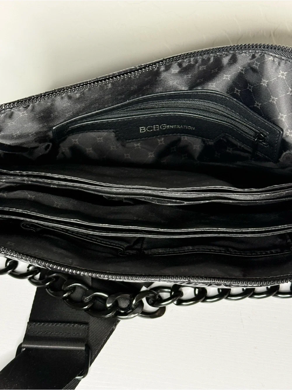 BCBGeneration Black Quilted Crossbody Bag